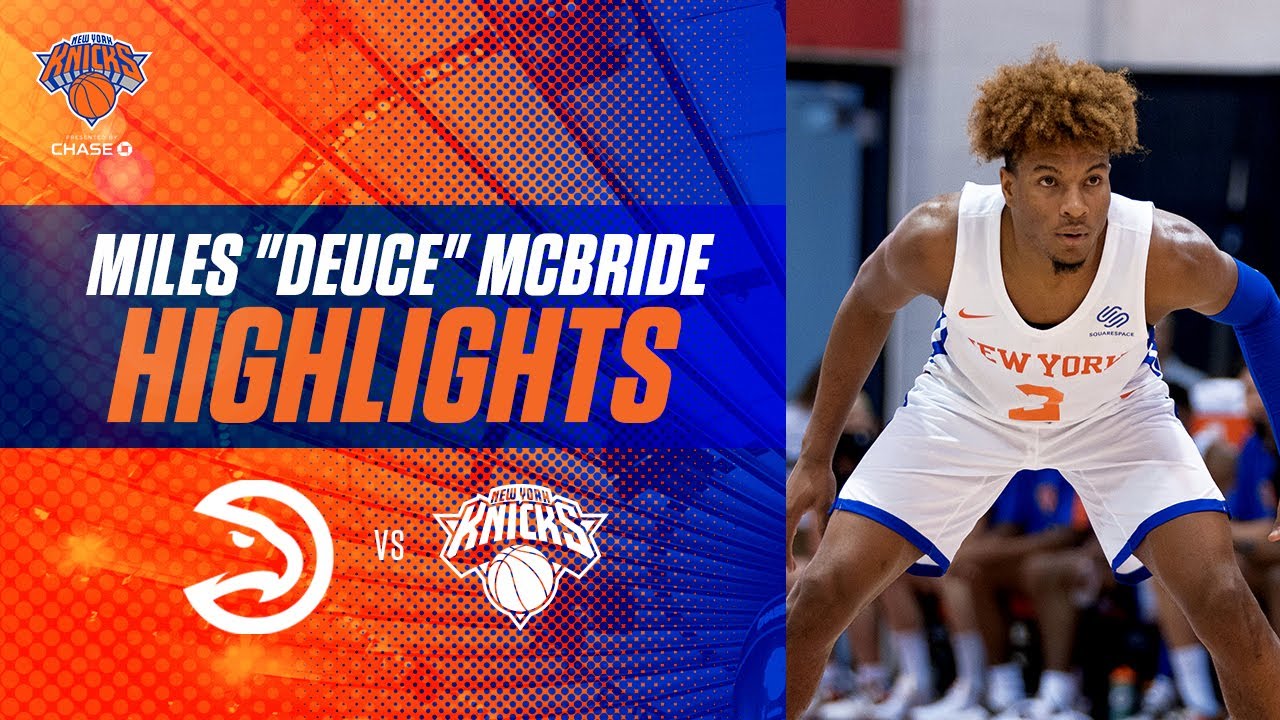 Deuce McBride performs for Knicks in victory