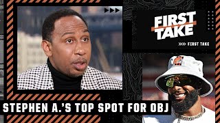 Stephen A. reveals his top destination for OBJ 👀 | First Take