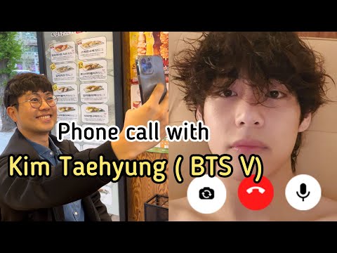 Phone call with BTS V ( Kim Taehyung) full conversation