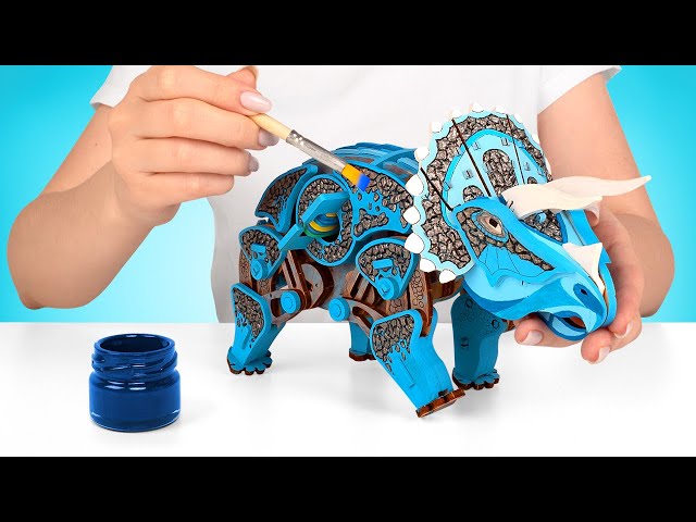 Triple Triceratops *Modifiction* for Bohasaurus + Tinysaurus – Mama Made  Minis