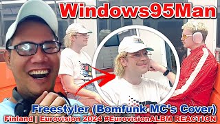 Windows95Man - Freestyler (Bomfunk MC's Cover) | Finland 🇫🇮 | #EurovisionALBM REACTION