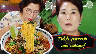 Tolong hentikan emak Korea ini...Mie Koyor bikin emak Korea RAKUS!!