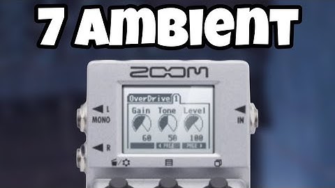 Zoom MS-50G/MS-70CDR 7 GD Ambient Patches