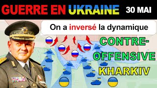 30 mai : UN TIMING PARFAIT. Puissante poussée contre les forces russes épuisées.