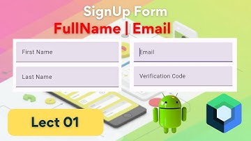 SignUp-01 - FullName | Email | SignUp Form | MVVM | Jetpack Compose | Android with Rashid Saleem