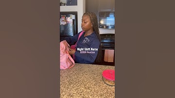 GRWM Routine - Registered Nurse 12 hour night shift 🩷🩺 #grwm #nurse