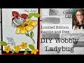 Little Ladybug & Dies with Handmade Wobbly & Blends Coloring Tutorial