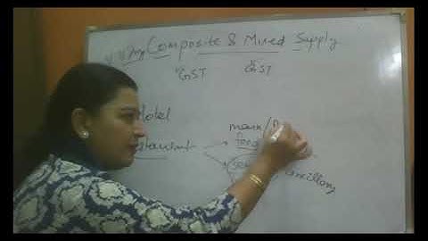 Composite and Mixed Supply Part - 1 II GST II BBA/ B. Com. II GGSIPU