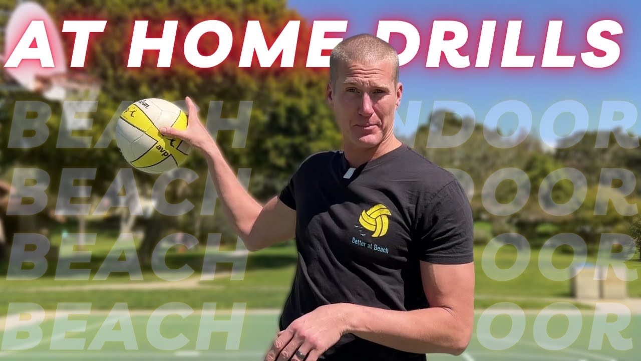 Home Volleyball Drills Beach & Indoor YouTube