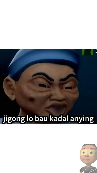 Meme upin ipin kocak🤣 opah kaget