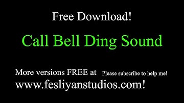 Call Bell Ring Free Sound Effect (Various Versions!)