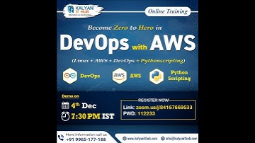 DevOps with AWS - New Batch | Kalyan IT Hub