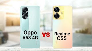 Oppo A58 4G vs Realme C55