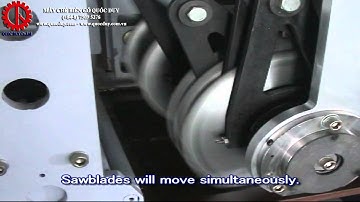 MÁY CƯA RONG DI CHUYỂN GRS-450 I MÁY CƯA RIPSAW NHIÊU LƯỠI I MÁY CƯA RONG LASER