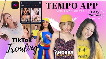 HOW TO USE TEMPO APP | TEMPO APP TUTORIAL for Android & IOS, TikTok Trend #andreabrillantes