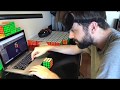 1:33.75 2/2 Real Man MBLD on 1 Cube (World Best)