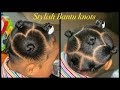 STYLISH BANTU KNOTS !!!