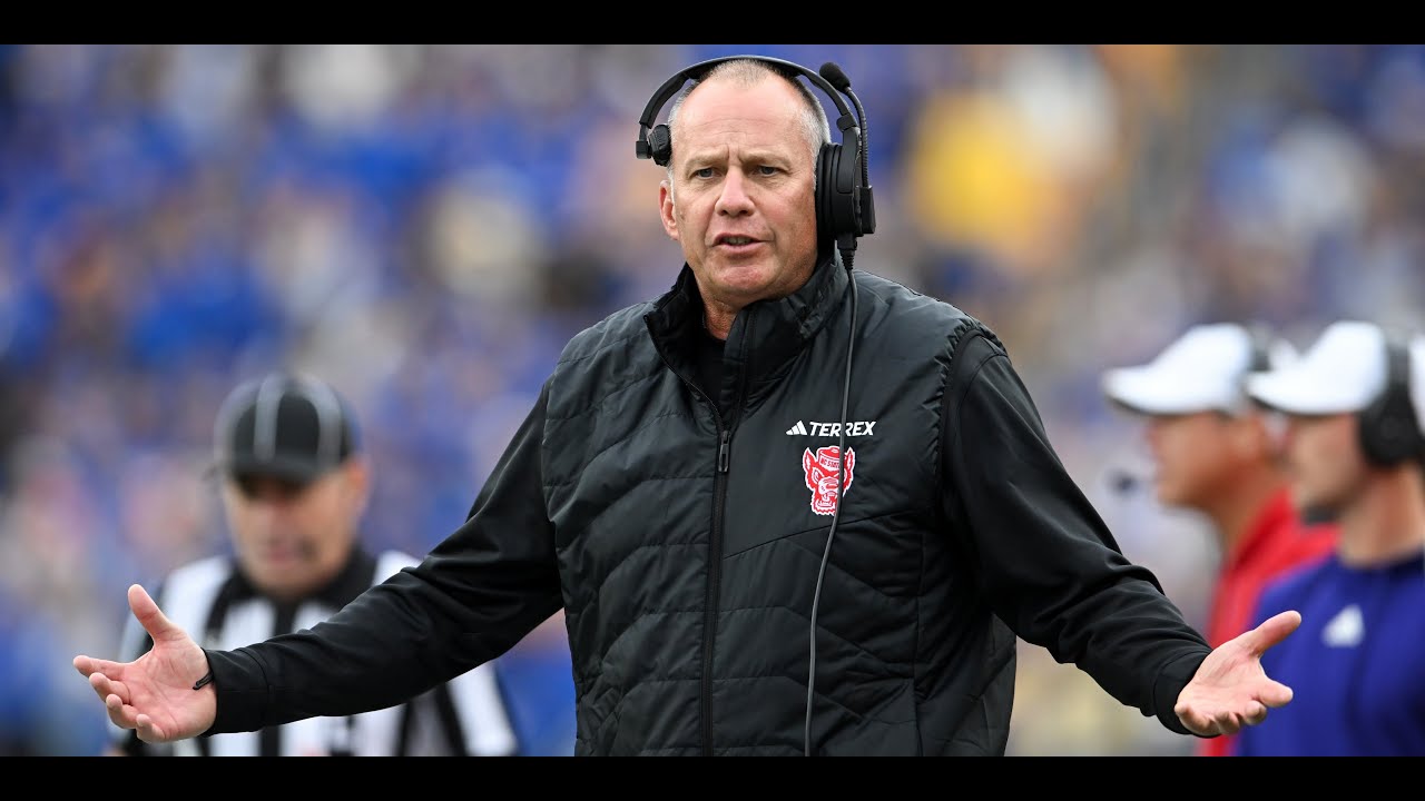 NC State Head Coach Dave Doeren Postgame Presser Following 53-34 Loss at Pittsburgh
