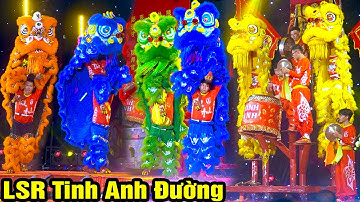 Múa Lân Cực Hay 2024 / LSR Tinh Anh Đường biểu diễn Lân Sư Rồng tại lễ hội Tết Nguyên Tiêu Quận 5