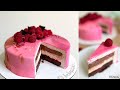 ÉTCSOKOLÁDÉS-MÁLNÁS Mousse torta 🍫💕 - BebePiskóta