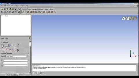 LearnCAx Soft Demo - ANSYS ICEMCFD - Geom - How to create point by XYZ co ordinates