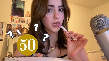 ASMR HACIENDOTE 50 PREGUNTAS