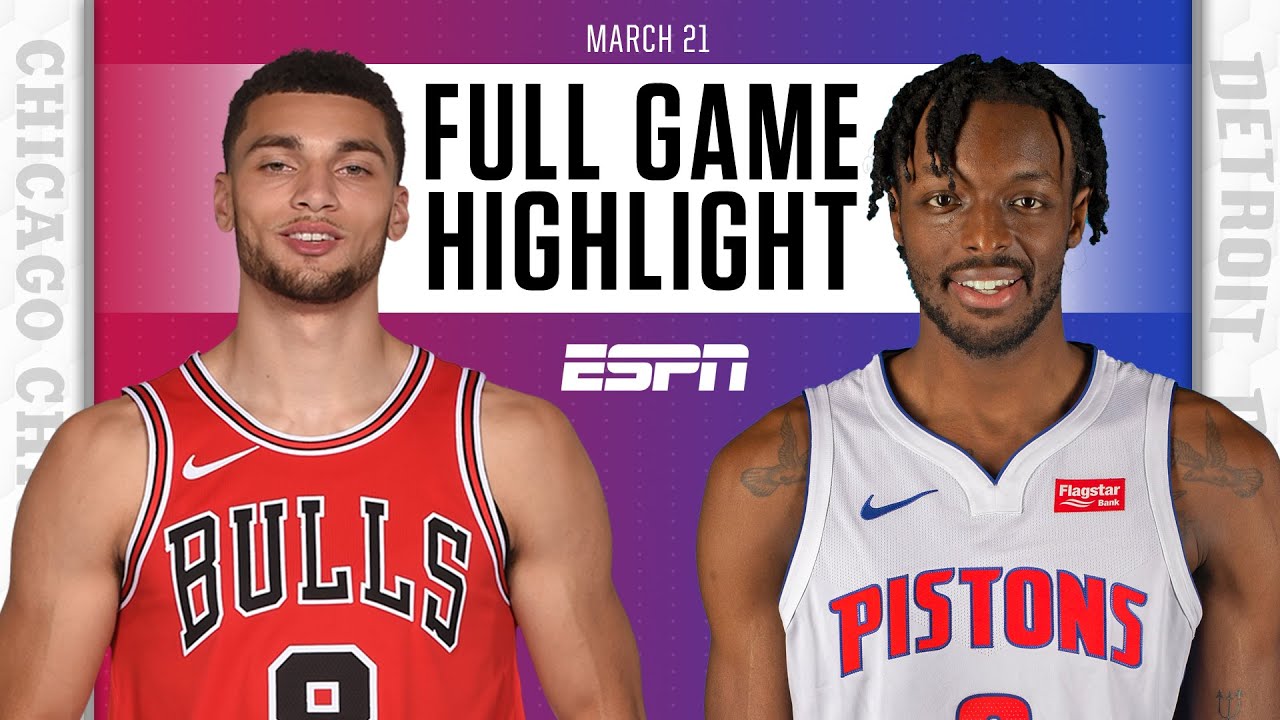 Chicago Bulls vs. Detroit Pistons [FULL GAME HIGHLIGHTS] NBA on ESPN