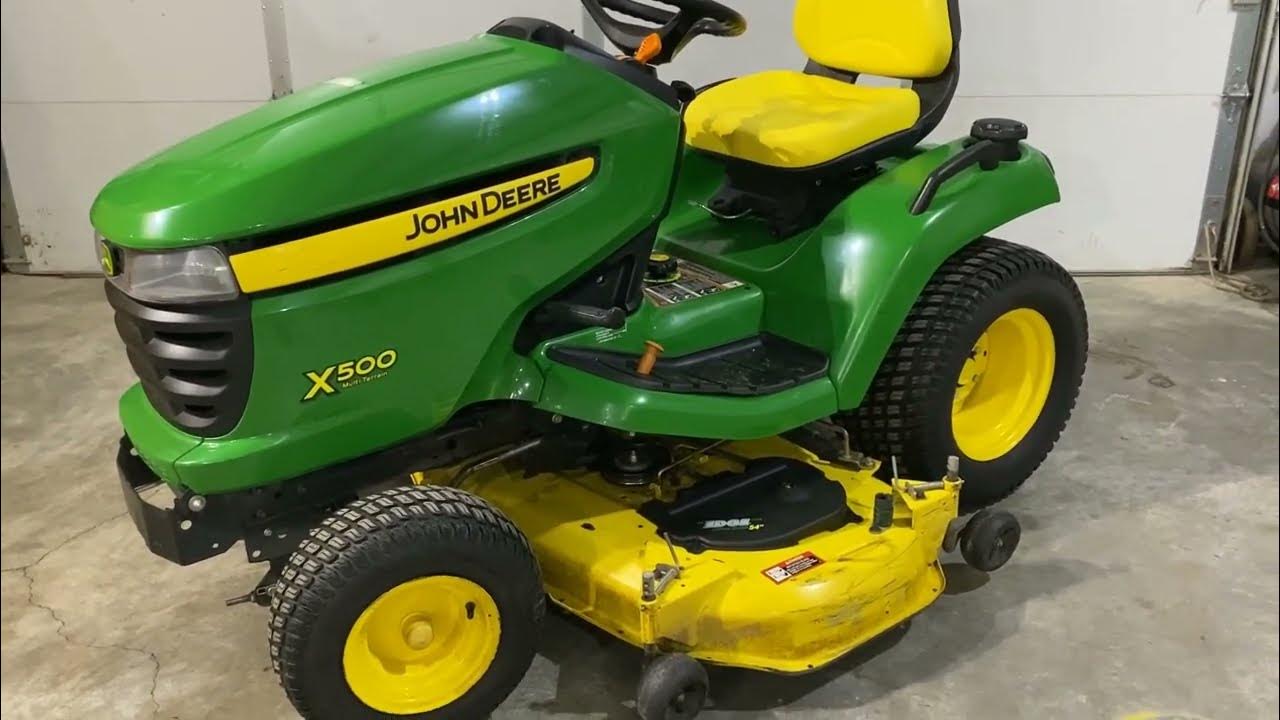 SOLD John Deere X500 (54") Garden Tractor YouTube