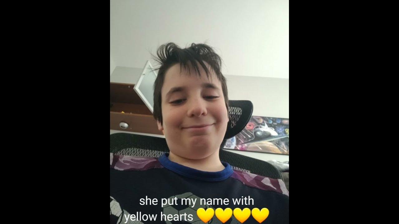 She put my name in yellow hearts youtube