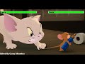 Tom vs. Spike & Jerry vs. Toots with healthbars