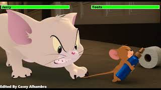 Tom vs. Spike & Jerry vs. Toots with healthbars