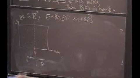 Real Analysis, Lecture 14: Connected Sets, Cantor Sets (6/7)