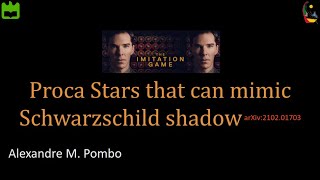 The imitation game: Proca Stars that can mimic Schwarzschild shadow