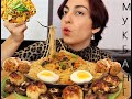 MUKBANG/ МУКБАНГ! КАРИ ЛАПША/МЯСНЫЕ ШАРИКИ/ГРИБЫ ТЕРИЯКИ! ЧТО Я ЛЮБЛЮ!