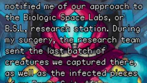 Lets play Metroid Fusion part 1