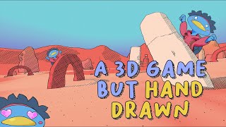 Moebius-style 3D Rendering | Useless Game Dev