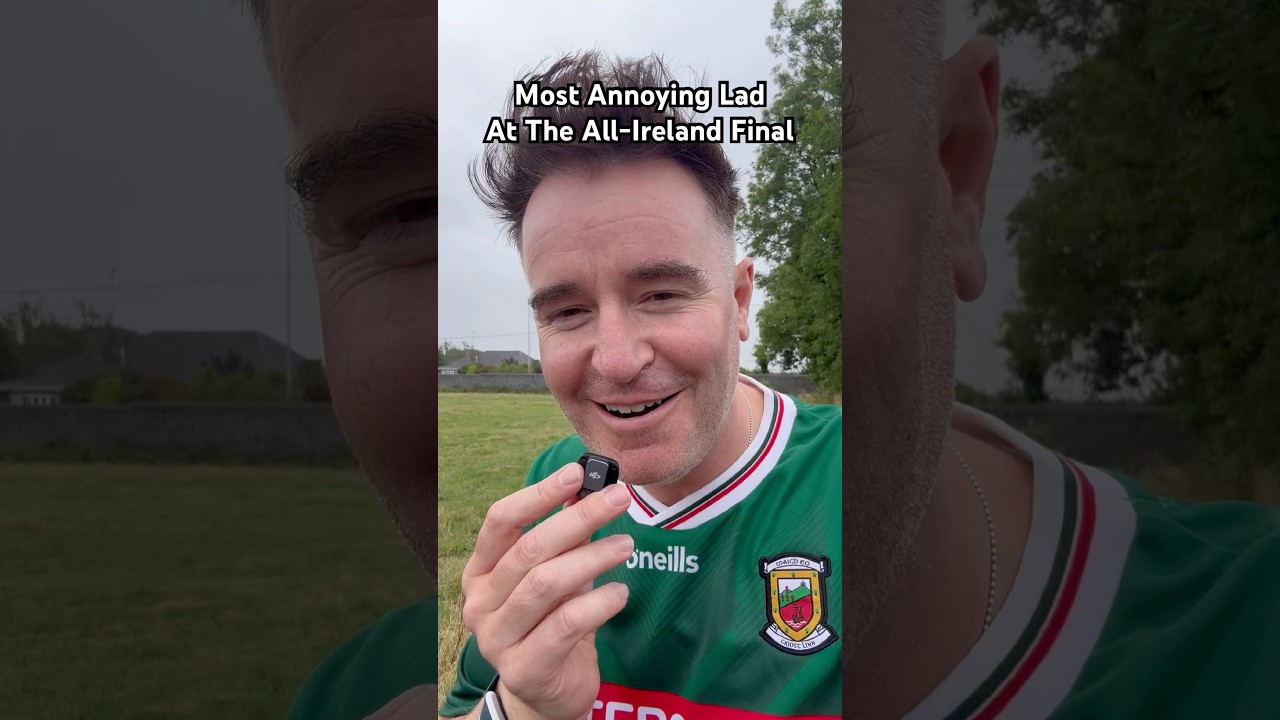 American Lad At The All Ireland Final #funny #irishcomedy #mayo #gaa