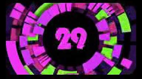 1 min Countdown Timer  v 276  circle clock with sound effects and voice HD 4k