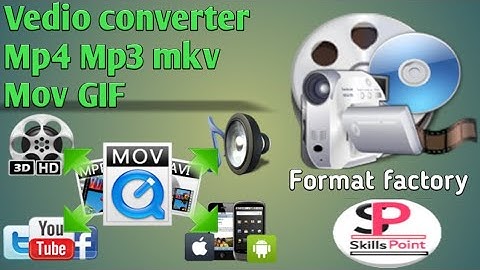 How to convert Mov to Mp4|vedio converter software format factory |how to change vedio quality
