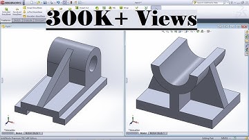 SolidWorks Practice Exercises for Beginners - 6 | SolidWorks Basics Tutorial | Rib Tool