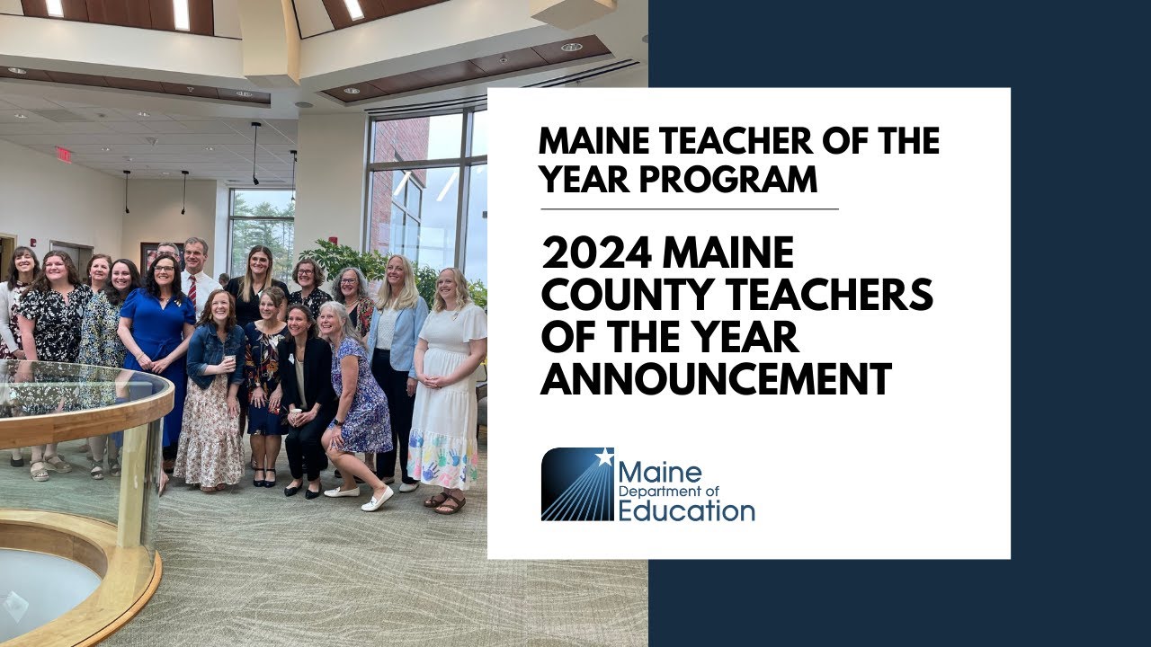 2024 County Teacher of the Year Announcement - YouTube