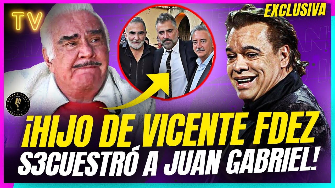 Hijo de Vicente Fernández S3CUESTRÓ a Juan Gabriel, asegura Ralph Hauser y Silvia Urquidi