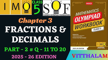 | Klas 5 | IMO | SOF | Olympiade | Hoofdstuk 3 | Breuken | Decimalen | P 2 | Vraag 11 tot 20 | MT...