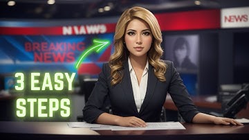 How to Create Viral Talking AI News Presenter in 2 Minutes