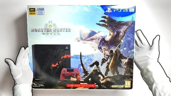 New 'Monster Hunter World' PS4 Pro Bundle And 'Glacier White' PS4