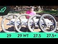How Does Wheel/Tire Size Change the Way a Hardtail Rides? 29 vs 27.5 vs 27.5+