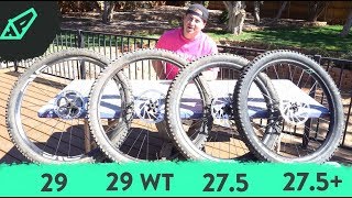 How Does Wheel/Tire Size Change the Way a Hardtail Rides? 29 vs 27.5 vs 27.5+