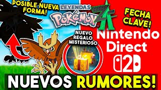 NOTICIAS Y LEAKS POKÉMON! SWITCH 2, NINTENDO DIRECT, TEORÍAS Y RUMORES LEYENDAS Z-A - pachi66