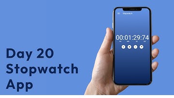 Day 20 of 50 Days Daily UI-Design Challenge | Creating Stopwatch App | madebysunnypradhan