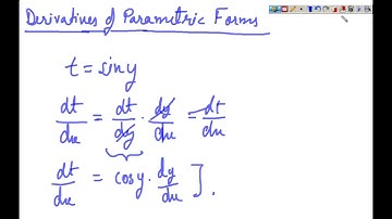 Derivatives of parametric forms